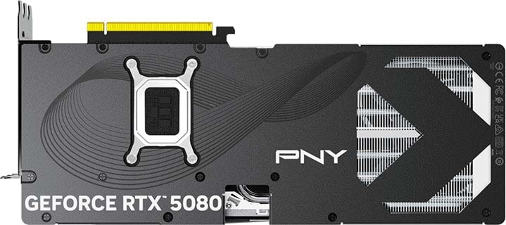 PNY GeForce RTX 5080 OC Triple Fan 16G VCG508016TFXPB1-O 16GB GDDR7 256-bit PCIe 5.0 Desktop Graphics Card